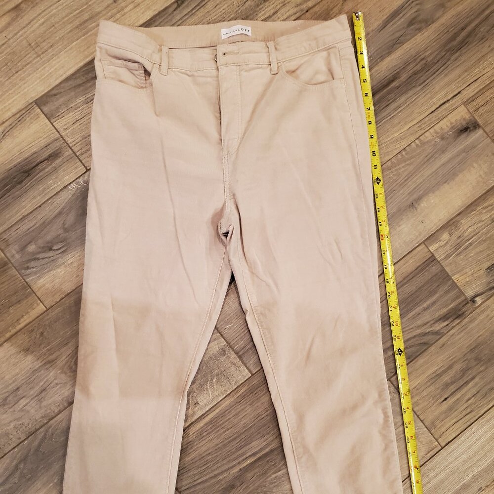 EUC Loft woven pants in Tan, 32/14